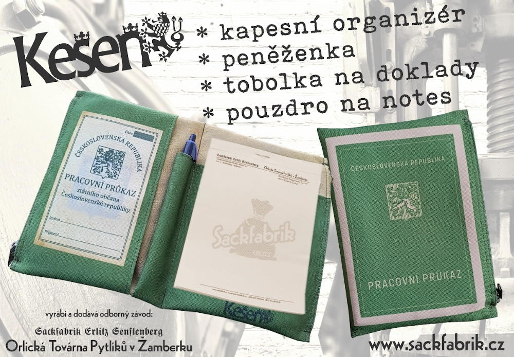 KEŠEŇ - Pracovní průkaz Československo