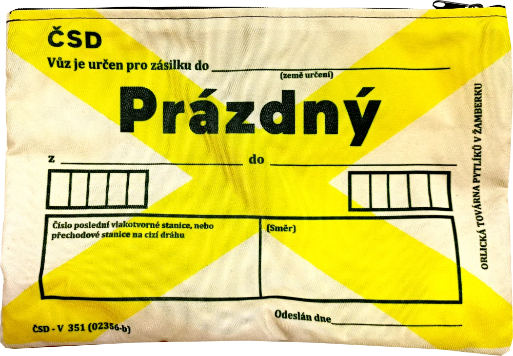 ŠÍBR - Vozová nálepka PRÁZDNÝ