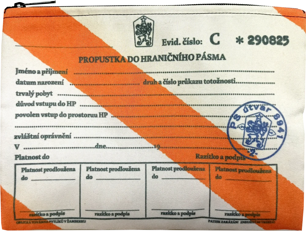ŠÍBR - Propustka do hraničního pásma