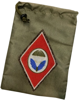 SACKFABRIK - Parapička ČERVENÁ - khaki pytlík